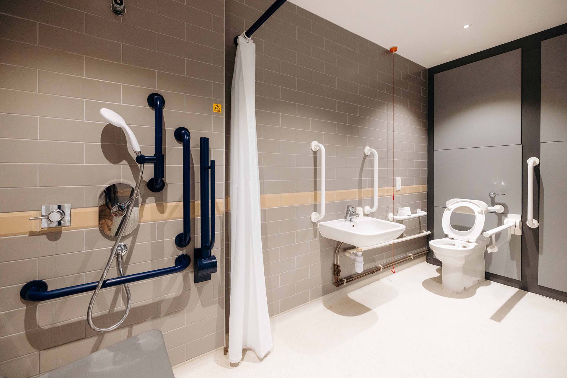 Accessible bathroom in The Courtyard